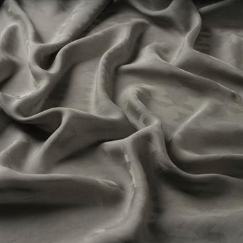 İpekevi Kazayağı Desenli Monogram Şal - Duman