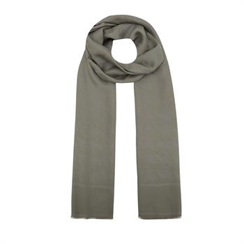 İpekevi Kazayağı Desenli Monogram Şal - Açık Duman