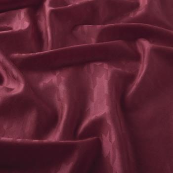 İpekevi Kazayağı Desenli Pamuk İpek Şal - Fuşya