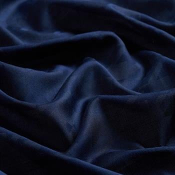 İpekevi Kazayağı Desenli Pamuk İpek Şal - Lacivert