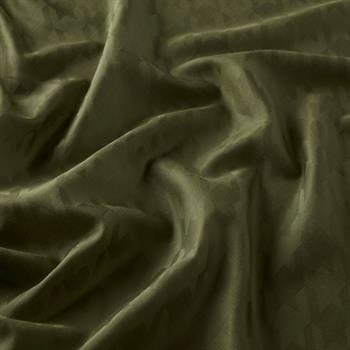 İpekevi Kazayağı Desenli Pamuk İpek Şal - Yeşil