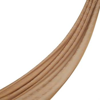 İpekevi Kazayağı Desenli Pamuk İpek Şal - Hasat Sarısı