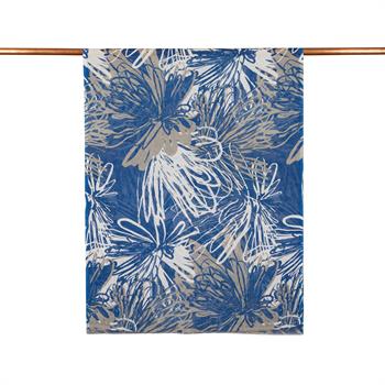 İpekevi Modal Pamuk Şal - Gölge Çiçeği - Lacivert