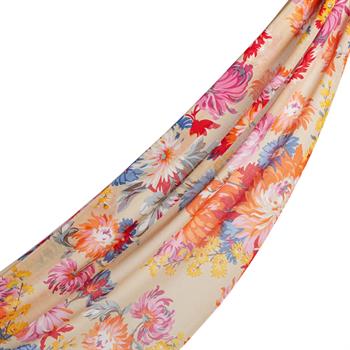 İpekevi Modal Pamuk Şal - Kasımpatı - Krem