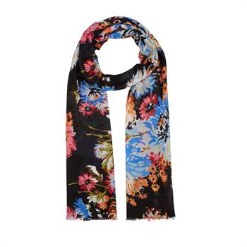 İpekevi Modal Pamuk Şal - Kasımpatı - Siyah