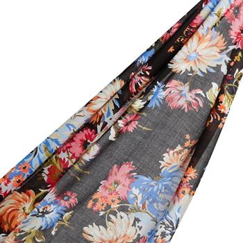 İpekevi Modal Pamuk Şal - Kasımpatı - Siyah