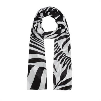 İpekevi Modal Pamuk Şal - Palmiye - Siyah