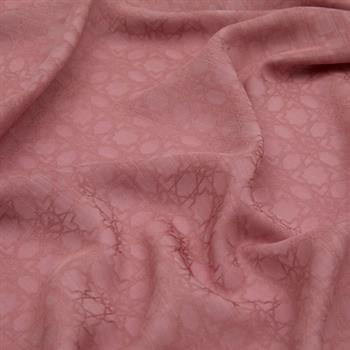İpekevi Monogram Eşarp - Gül Pembe