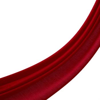 İpekevi Monogram Pamuk İpek Şal - Mini Seljuk - Kırmızı