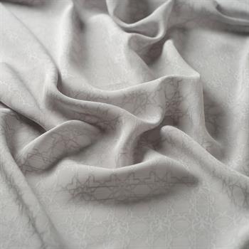 İpekevi Monogram Şal - Buz Beyazı