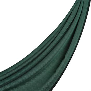 İpekevi Monogram Şal - Çam Yeşili