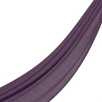 İpekevi Monogram Şal - Gökgülü Desenli - İncir Moru