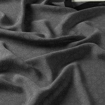 İpekevi Monogram Şal - Gümüş