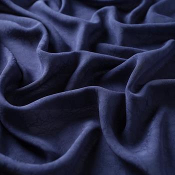 İpekevi Monogram Şal - Kot Mavisi