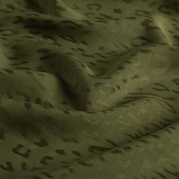 İpekevi Monogram Şal - Leopar Desenli - Çam Kokusu