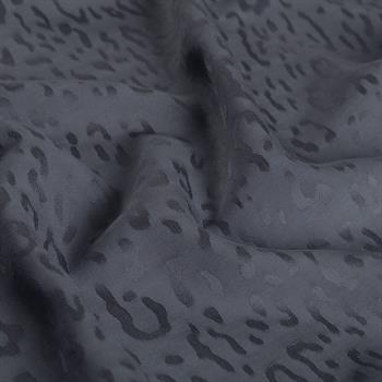 İpekevi Monogram Şal - Leopar Desenli - Gümüş