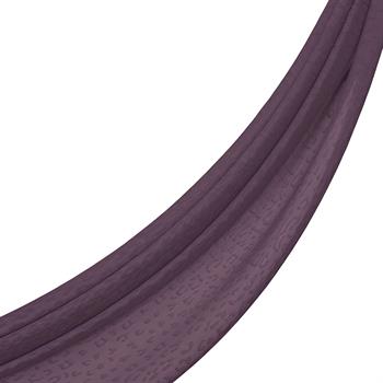 İpekevi Monogram Şal - Leopar Desenli - İncir Moru