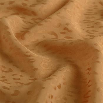 İpekevi Monogram Şal - Leopar Desenli - Sütlü Kahve