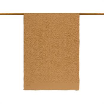 İpekevi Monogram Şal - Leopar Desenli - Sütlü Kahve