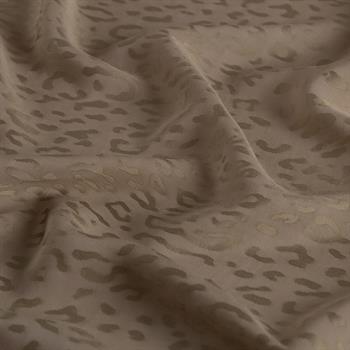 İpekevi Monogram Şal - Leopar Desenli - Vizon