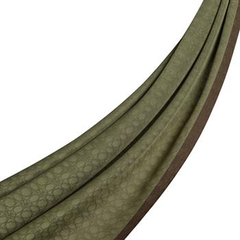 İpekevi Monogram Şal - Osmanlı Yeşili