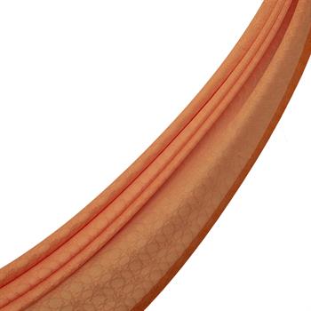 İpekevi Monogram Şal - Portakal