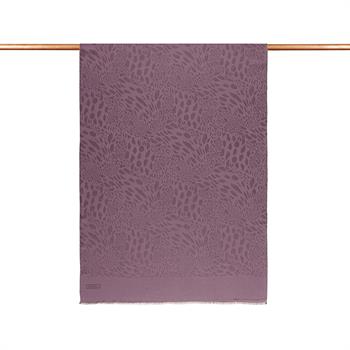 İpekevi Monogram Şal - Vahra Desenli - İncir Moru