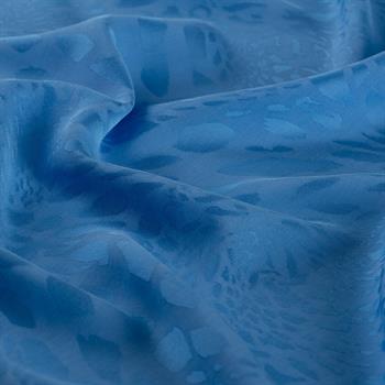 İpekevi Monogram Şal - Vahra Desenli - İndigo