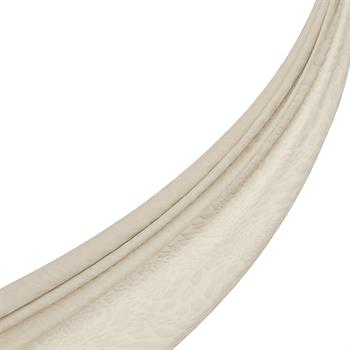 İpekevi Monogram Şal - Vahra Desenli - Krem