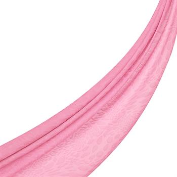 İpekevi Monogram Şal - Vahra Desenli - Şeker Pembe