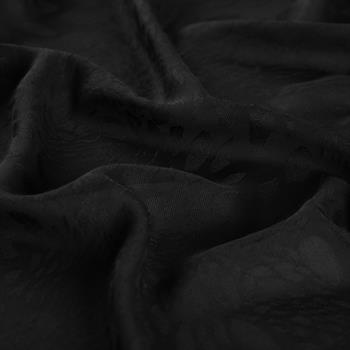 İpekevi Monogram Şal - Vahra Desenli - Siyah