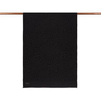 İpekevi Monogram Şal - Vahra Desenli - Siyah