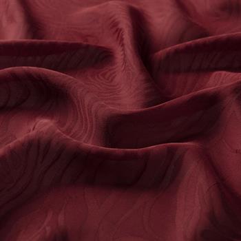 İpekevi Monogram Şal - Zebra Desenli - Bordo