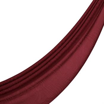İpekevi Monogram Şal - Zebra Desenli - Bordo