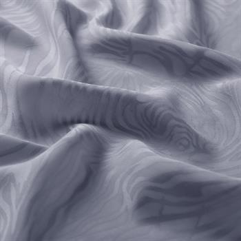 İpekevi Monogram Şal - Zebra Desenli - Buz Beyazı