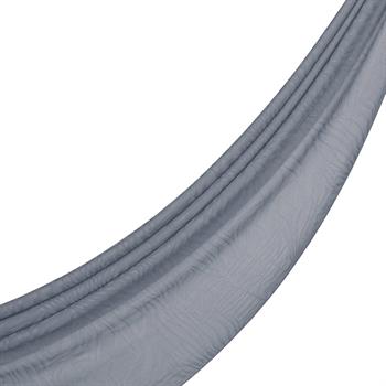 İpekevi Monogram Şal - Zebra Desenli - Gümüş