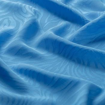 İpekevi Monogram Şal - Zebra Desenli - İndigo