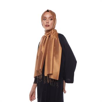 İpekevi Tek Taraflı İpek Şal - Bal Köpüğü