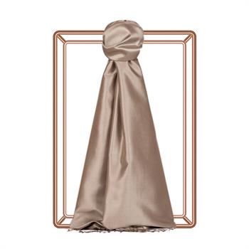 İpekevi Tek Taraflı İpek Şal - Taş