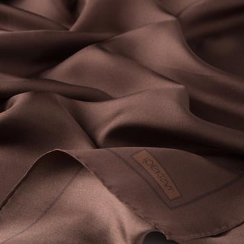 İpekevi Twill İpek Eşarp - Çerçeve - Acı Kahve