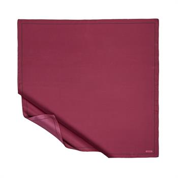 İpekevi Twill İpek Eşarp - Çerçeve - Bordo