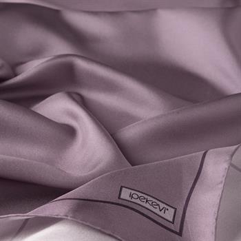 İpekevi Twill İpek Eşarp - Çerçeve - Puslu Leylak