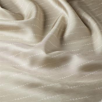 İpekevi Twill İpek Eşarp - Çizgili Signature - Nil Yeşili