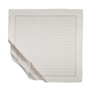 İpekevi Twill İpek Eşarp - Mini Seljuk - Krem