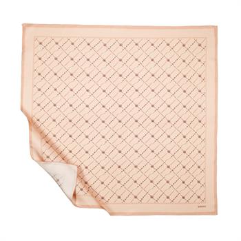 İpekevi Twill İpek Eşarp - Monogram - Gold