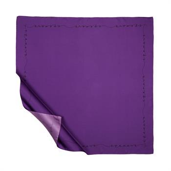 İpekevi Twill İpek Eşarp - Signature - Asil Mor