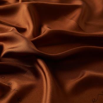 İpekevi Twill İpek Eşarp - Signature - Taba