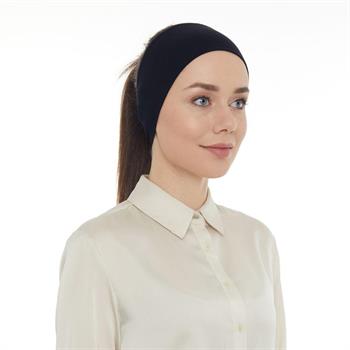 Lavender Silikonlu Bandana - Siyah