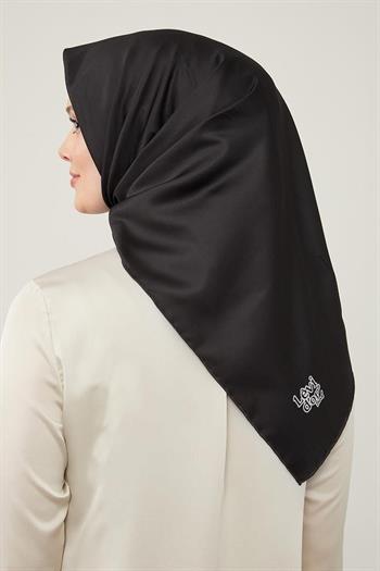 Levidor Düz Trend Eşarp - Siyah