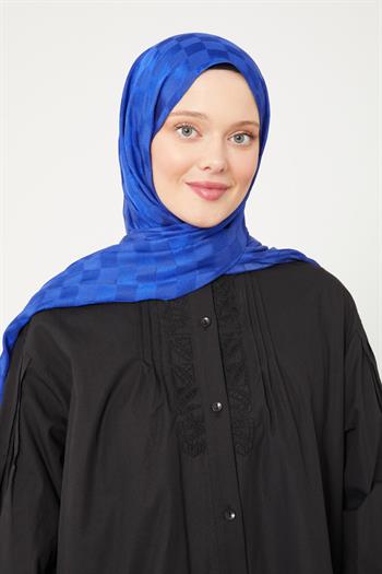 Levidor Jakarlı Şal - Dama - Saks